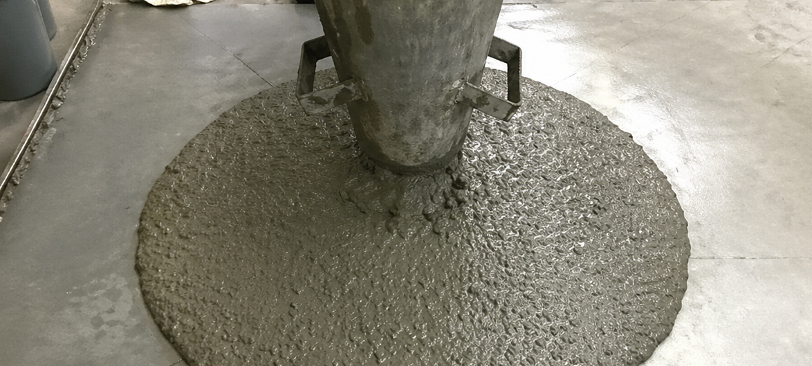 Concrete self-compacting and mix design visual