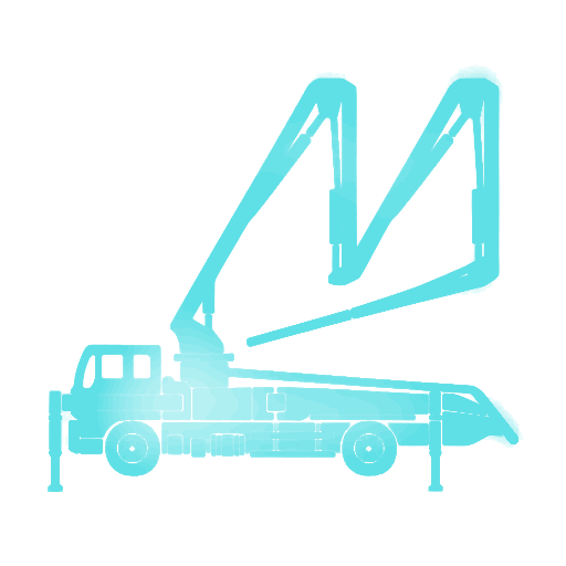 Concrete pump icon