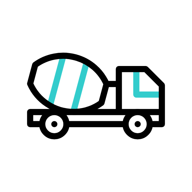 Transit mixer icon